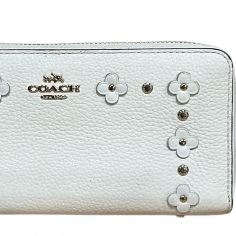 RARE Vintage Accordion Zip Wallet 💎 Gemstone Appliqué Willow Purse Bag Floral - Picture 3 of 8